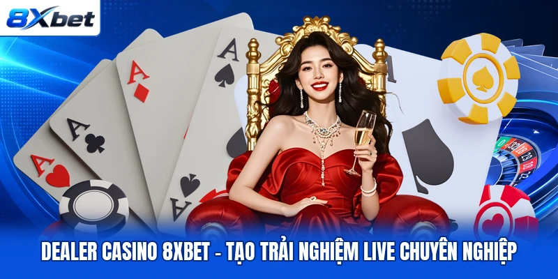 Dealer Casino 8XBET – Tạo Trải Nghiệm Live Chuyên Nghiệp